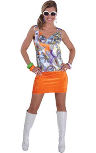 Disco kostuum voor dames