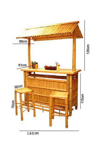 Hawaii bar met 2 barkrukken