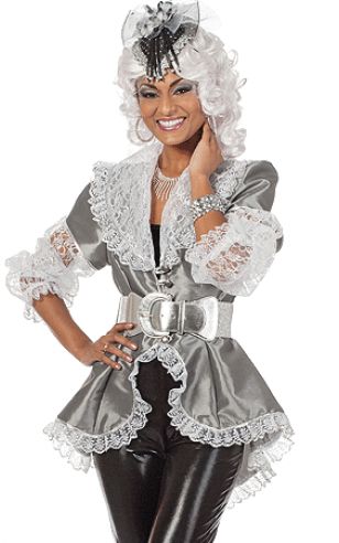 Markiezin blouse zilver