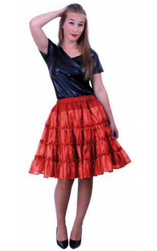 Petticoats 5-laags rood