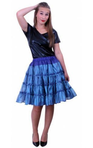 Petticoats 5-laags blauw