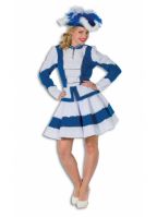 Dansmarieke outfit blauw met wit