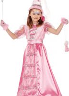 Roze fee kostuum voor kinderen