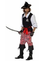 3-delige piraten kostuum voor heren