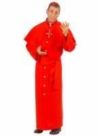 Rood Kardinaal kostuum voor mannen