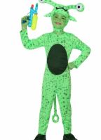 Groene alien kostuum kind