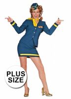 Stewardess uniform grote maat