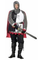 Grote maat middeleeuws ridder kostuum
