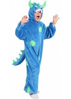 Blauw monster kostuum voor kids