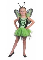 Groene vlinder feeen jurkje voor meisjes