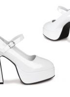 Witte disco schoenen