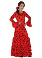 Rode Flamenco verkleedjurk voor kids