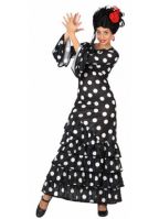 Zwarte Flamenco jurk voor dames