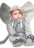 Baby verkleed kleding olifant