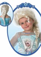 Frozen pruik Elsa voor kinderen