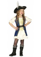 Piraten kapitein jurk voor meisjes