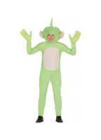 Verkleedkleding alien jumpsuit groen