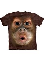 All-over print t-shirt met Orang Oetang