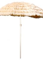 Rieten strand parasols